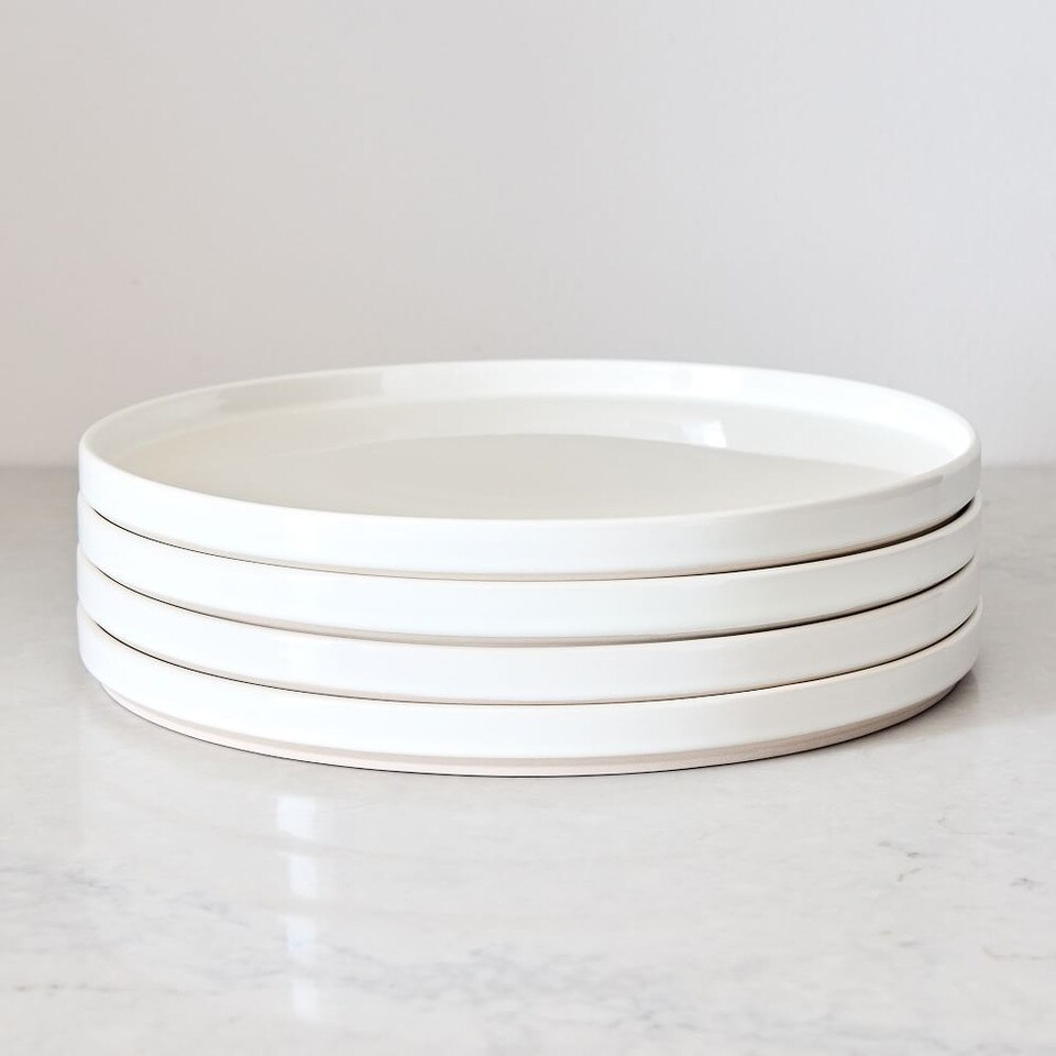 StraightSided Stoneware Dinner Plates West Elm Australia